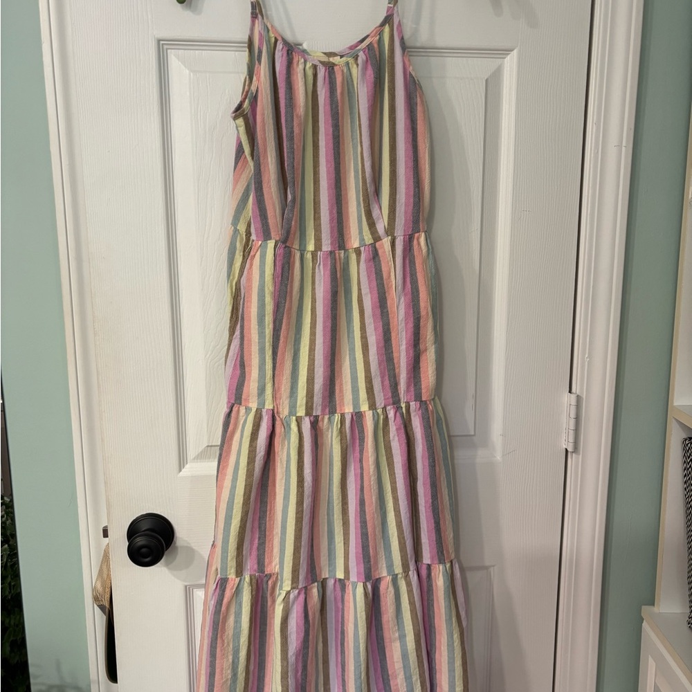 Universal Thread Multicolor Striped Sun Dress